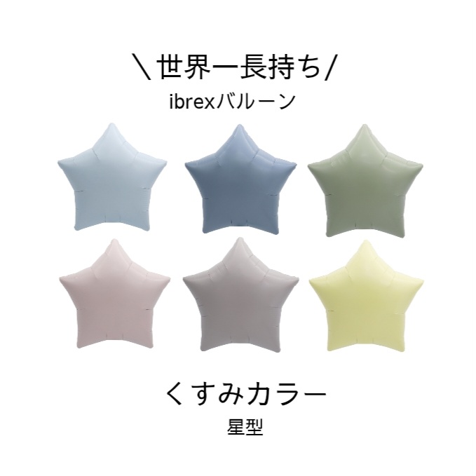 14インチ ibrex　くすみ星型